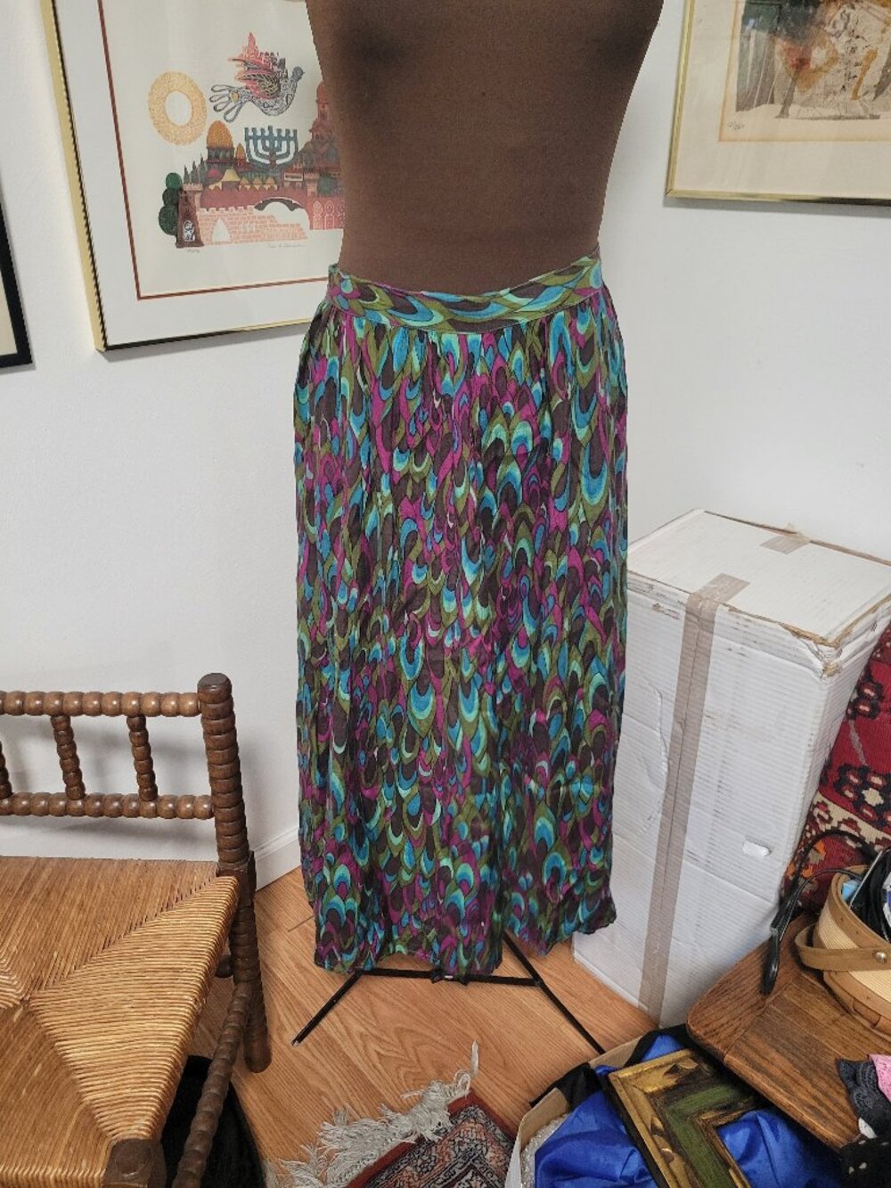 Vintage Boho Chic Full Skirt Size XL by Requirements